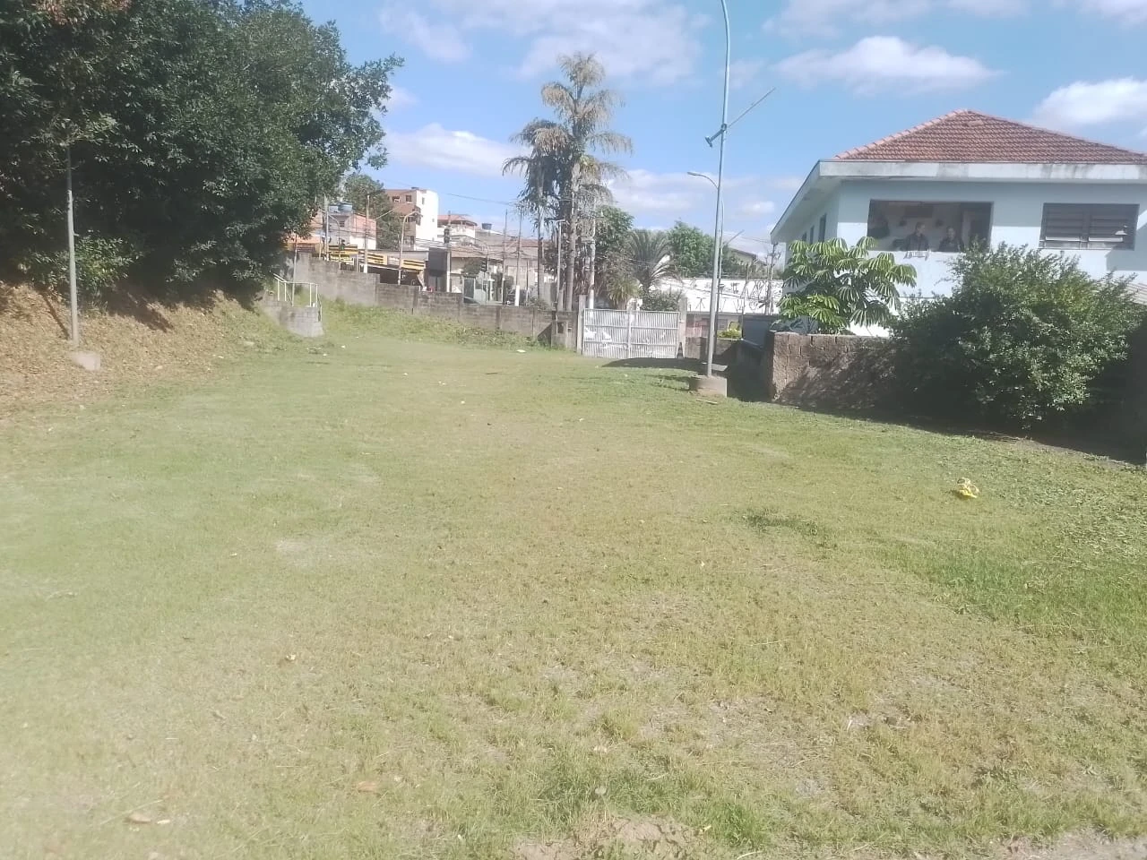 Terreno após roçagem